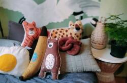 Normadot - Tigrises hand made párna (ZKUKRef# CP104)
