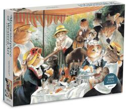 Galison - Luncheon of the Boating Party Meowsterpiece of Western Art 1000 db-os puzzle (ZKUK9780735367517)