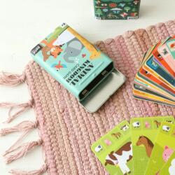 Petit Collage - Animal Kingdom- egyszerű állatos kártyajáték (ZKUK0736313544497)