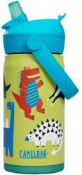 CamelBak Flip Straw Kids szívószálas termosz 350 ml - Dino Jam