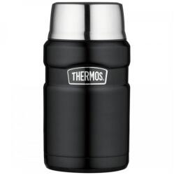 Thermos Food Jar ételtermosz kanállal - 710 ml - matt fekete