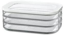 Mepal Modula Felvágottas doboz hűtőszekrénybe 3 rétegű - fehér