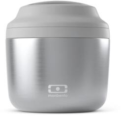 monbento Element Silver - hőtartó uzsonnás doboz, ételtermosz - 550ml