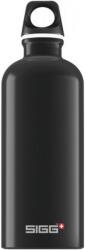 SIGG Traveller Water Bottle Black - Svájci Fémkulacs - Fekete - 1000 ml