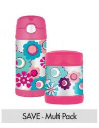Thermos Akciós Csomagajánlat Thermos FUNtainer Flowers- gyerek ételtermosz és termosz
