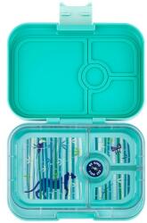 Yumbox Panino 4 rekeszes uzsonnásdoboz - bento box - Tropical Aqua - Panther