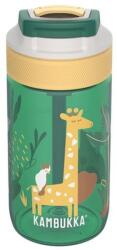 KAMBUKKA Lagoon Kids szívószálas gyerek kulacs 400 ml - Safari Jungle