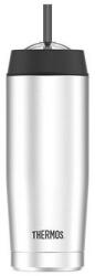 Thermos Szívószálas Termoszpohár - acél - 530 ml