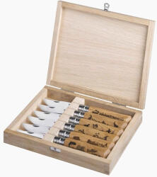 Opinel Tradition Gravure No. 08 (S) zsebkés válogatás, bükk (O-002342)
