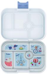 Yumbox Original 6 rekeszes uzsonnásdoboz - bento box - Hazy Gray - Paris