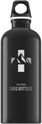 SIGG Traveller Water Bottle - Mountain Black - Svájci Fémkulacs - 600 ml