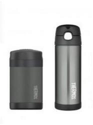 Thermos Akciós Csomagajánlat Thermos FUNtainer fekete - gyerek ételtermosz és termosz - 470 ml