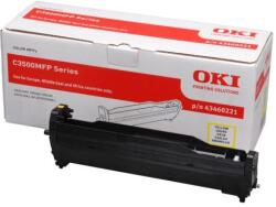 OKI Dobegység OKI 43460221 (C3500MFP, MC350, MC360) , sárga (yellow), eredeti