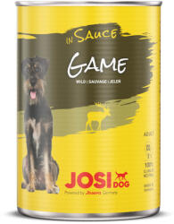 Josera JosiDog Game in Sauce vadhús szószban konzerv kutyának 12x415g