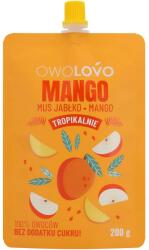 OWOLOVO 100% Mangós trópusi gyümölcspüré - 200g - biobolt
