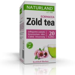 Naturland Zöld tea Echinaceával - 20 filter - biobolt