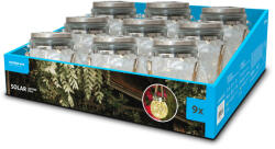 Modee Lighting LED Szolár Napelemes Lámpás LT012 (H14xD12cm) (9db/display) (ML-LT012)