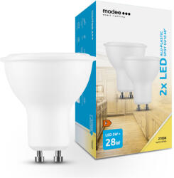 Modee Lighting LED Izzó Spot Alu-Plastic 5W GU10 60° 2700K (300 lumen) B2 (ML-GU10P2700K5W60B2) - lindlight