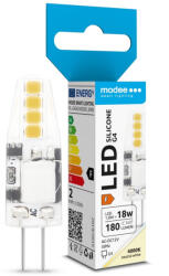 Modee Lighting LED Izzó G4 Silicon AC-DC 12V 1, 8W 4000K (180 lumen) ERP (ML-G4SAD4000K1-8WN)