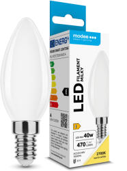 Modee LED Izzó Filament Milky Gyertya C35 4W E14 360° 2700K (430 lumen) ERP (ML-MCF2700K4WE14) - lindlight