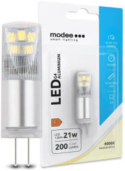Modee Lighting LED Izzó G4 Aluminium AC-DC 12V 1, 8W 4000K (200 lumen) ERP B1 (ML-G4AAD4000K1-8WNB1)