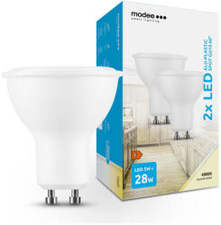 Modee Lighting LED Izzó Spot Alu-Plastic 5W GU10 60° 4000K (300 lumen) B2 (ML-GU10P4000K5W60B2) - lindlight