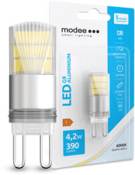 Modee Lighting LED Izzó G9 Aluminium 4, 2W 6000K (470 lumen) ERP B1 (ML-G9A6000K4-2WB1)