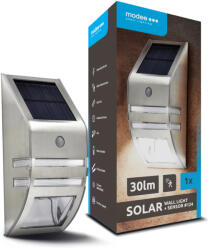 Modee Lighting LED Szolár Napelemes Fali Lámpa WS124 + sensor (30 lumen) (ML-WS124) - lindlight