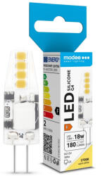 Modee Lighting LED Izzó G4 Silicon DC 12V 1, 8W 2700K (180 lumen) ERP (ML-G4S2700K1-8WN)