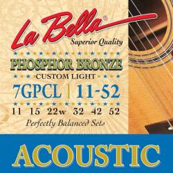 La Bella 7GPCL - Set Corzi Chitara Acustica 11-52 (7GPCL)