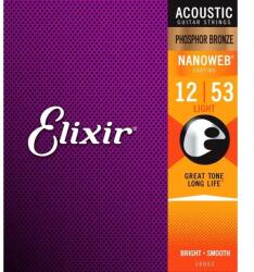 Elixir Nanoweb Ph/Bronze 12-53 - Set corzi chitara acustica (3313216052)