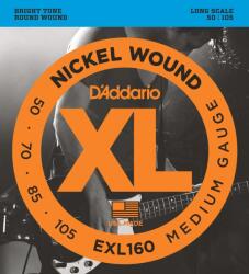 D'Addario EXL160 Long Scale - Set 4 Corzi Chitara Bass 50-105 (EXL160)