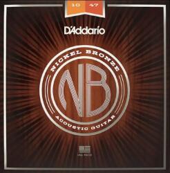D'Addario NB1047 - Set Corzi Chitara Acustica 10-47 (NB1047)