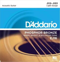 D'Addario EJ16 Phosphor Bronze - Set Corzi Chitara Acustica 12-53 (EJ16)