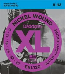 D'Addario EXL120 - Set Corzi Chitara Electrica 9-42 (EXL120)
