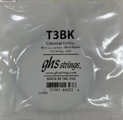 GHS T3BK Black Nylon - Coarda Sol Chitara Clasica (T3BK)