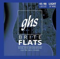 GHS L3075 Brite Flats - Set corzi chitara bass 45-98 (L3075)