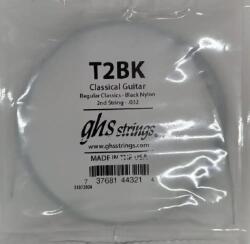 GHS T2BK Black Nylon - Coarda Si Chitara Clasica (T2BK)
