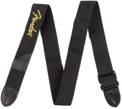 Fender Black Poly Yellow - Curea Chitara cu Suport Pana (099-0662-070)
