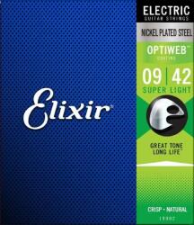 Elixir Optiweb 09-42 - Set Corzi Chitara Electrica (3313219002)