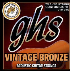 GHS VN-12CL 12 String - Set 12 Corzi Chitara Acustica 10-46 (VN-12CL SET)
