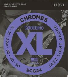 D'Addario ECG24 Chromez Jazz LT - Set Corzi Chitara - 11-50 (EGC24)