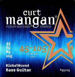 Curt Mangan Nickel Wound - Set 4 Corzi Chitara Bas 45-105 (45105)