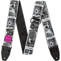 Dunlop ILD04 B/W - Curea chitara (32314070401)