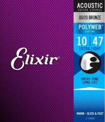 Elixir Polyweb Bronze 10-47 - Set corzi chitara acustica (3313211000)