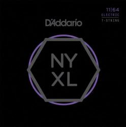 D'Addario NYXL1164 - Set 7 Corzi Chitara Electrica 11-64 (NYXL1164)