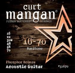Curt Mangan Ph. Bronze - Set Corzi Chitara Acustica Bariton 16-70 (31670)