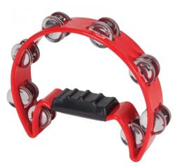 PP Drums 1/2 Moon Tambourine Red - Tamburina (PP4013)