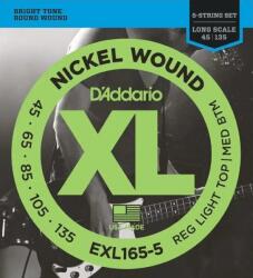 D'Addario EXL165-5 - Set 5 Corzi Chitara Bass 45-135 (EXL165-5)
