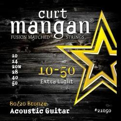 Curt Mangan 80/20 Bronze - Set Corzi Chitara Acustica 10-50 (21050)